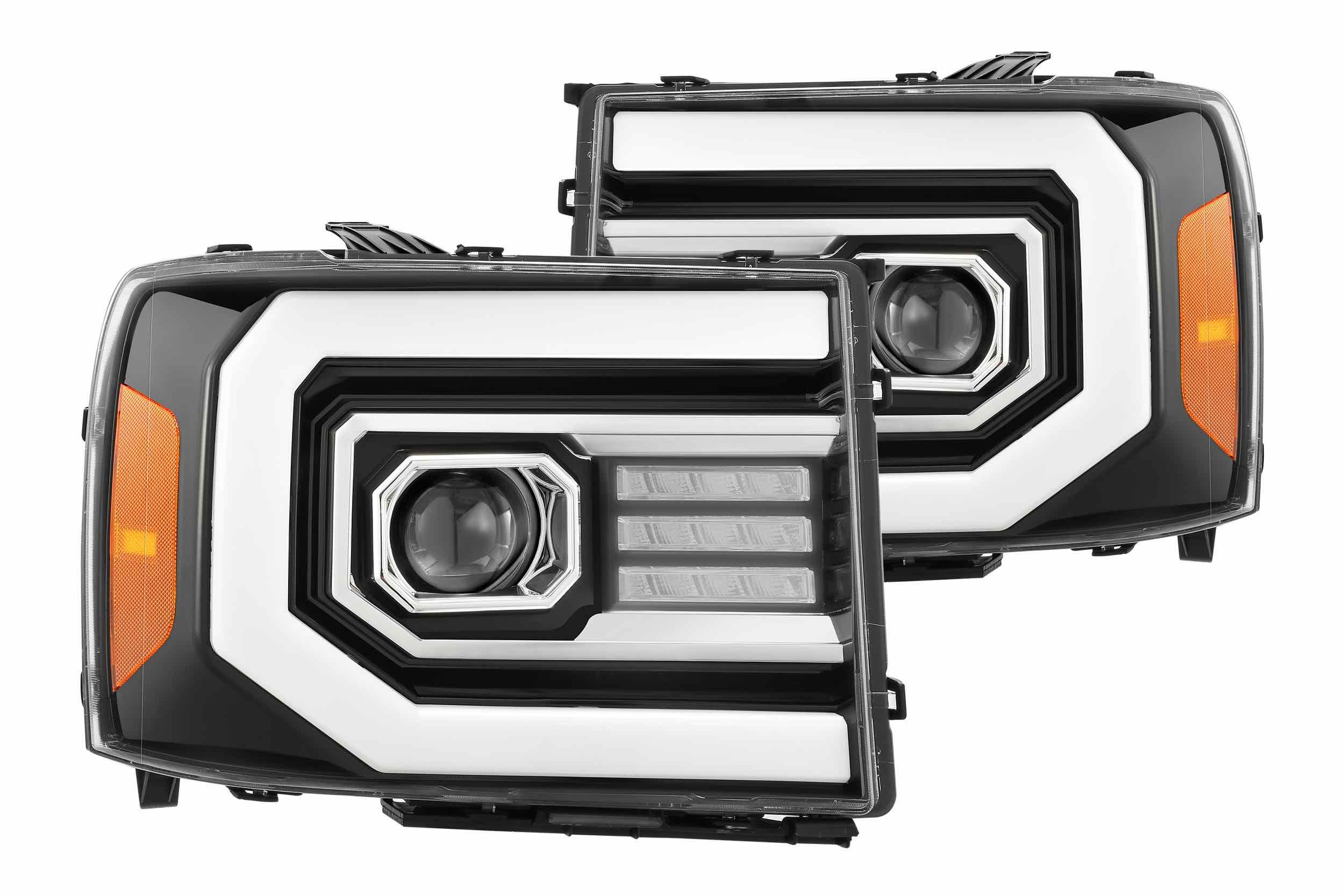 07-13 GMC Sierra Pro Headlights