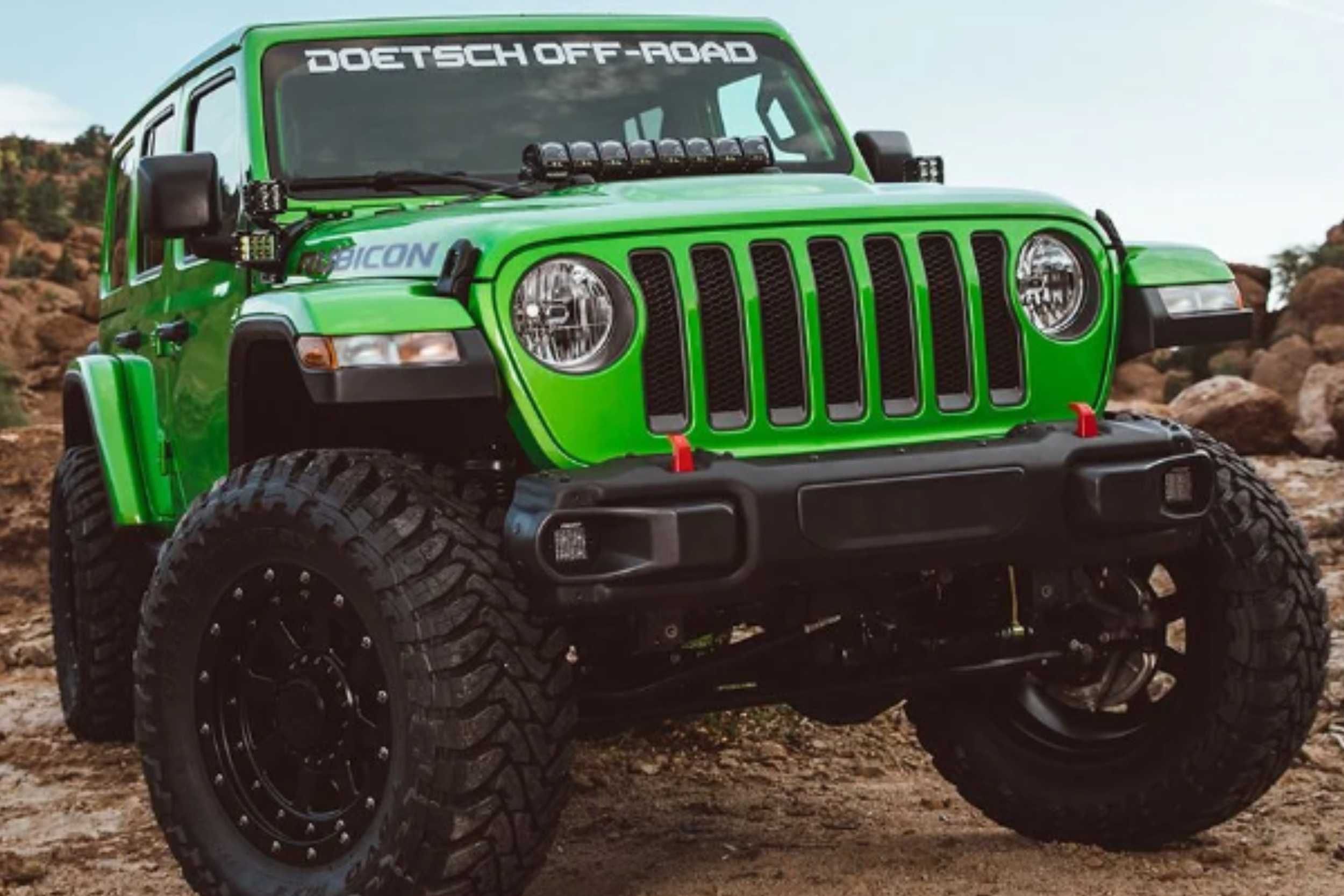 18-26 Jeep Wrangler JL Fog Mount Kit photo 4