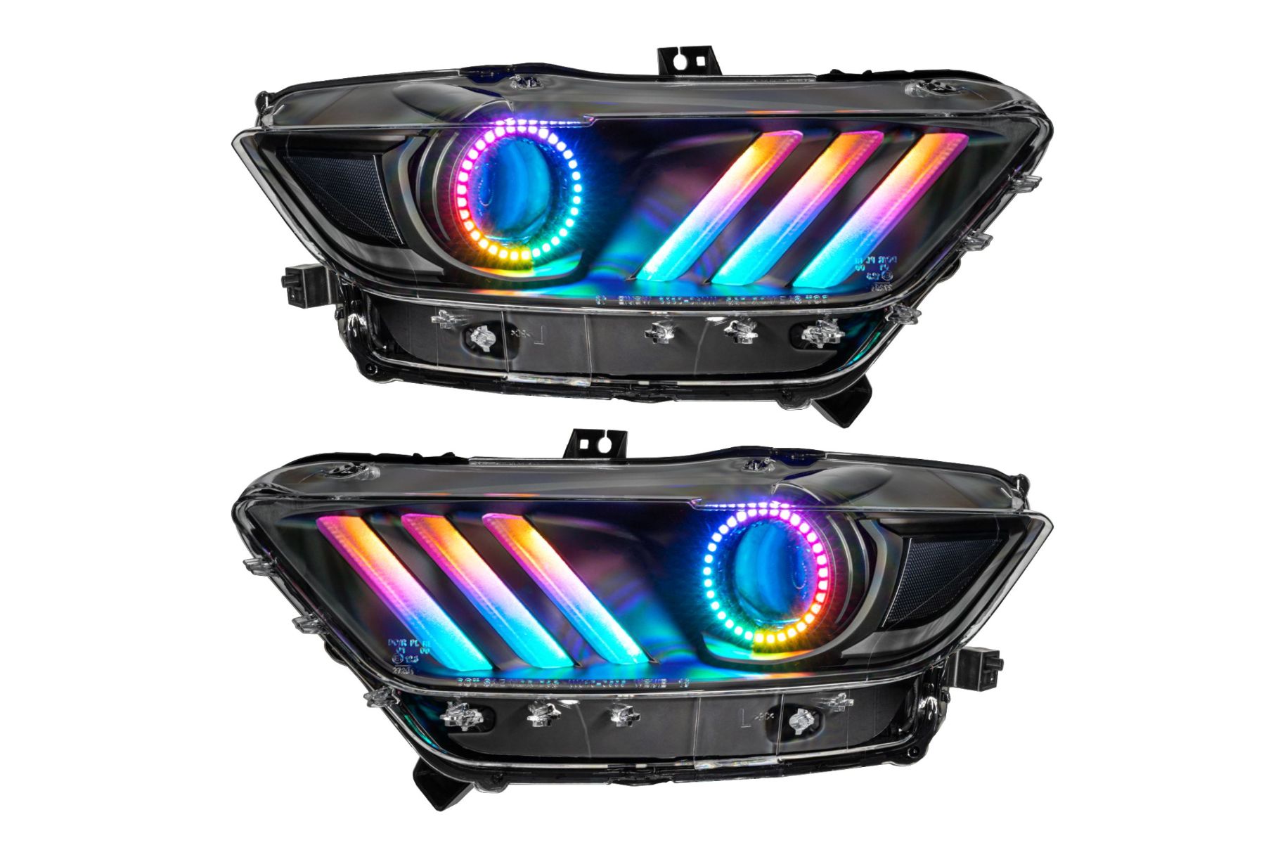 15-17 Ford Mustang LED Halo Headlights photo 2
