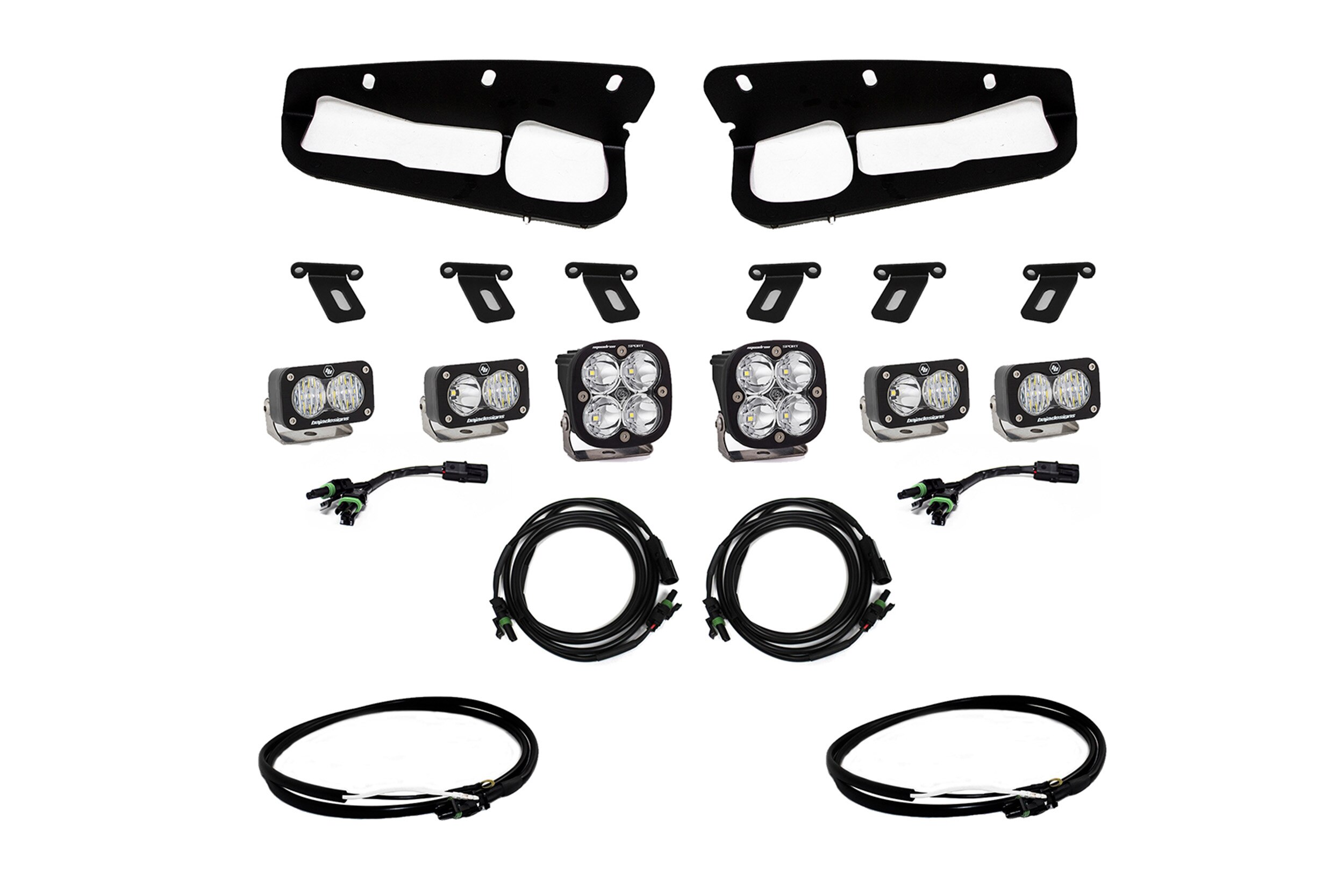 21-26 Ford Bronco Squadron / S2 Sport Fog Pocket Light Kit