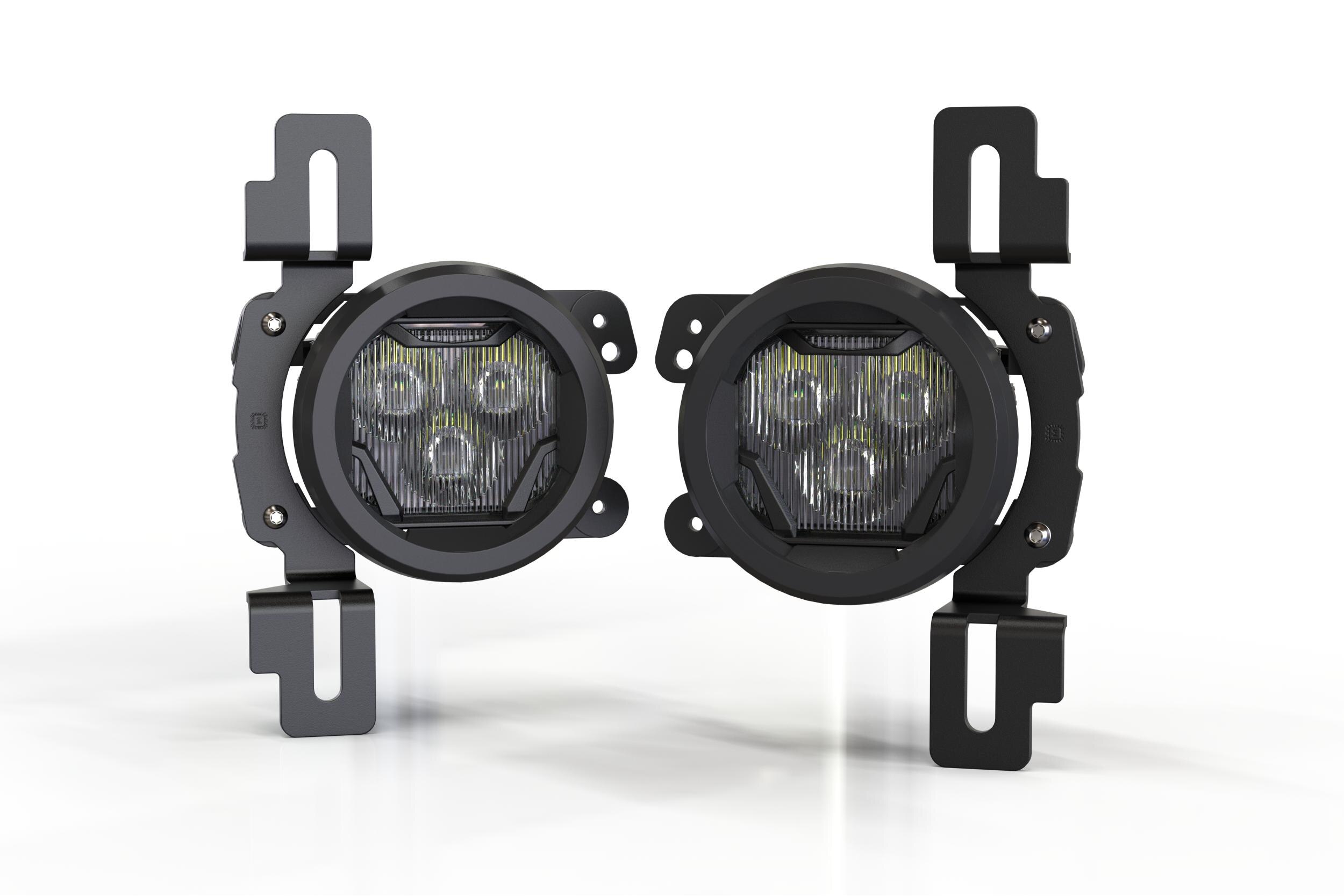 18-26 Jeep Wrangler JL / 20-26 Gladiator JT 4Banger LED Fog Lights
