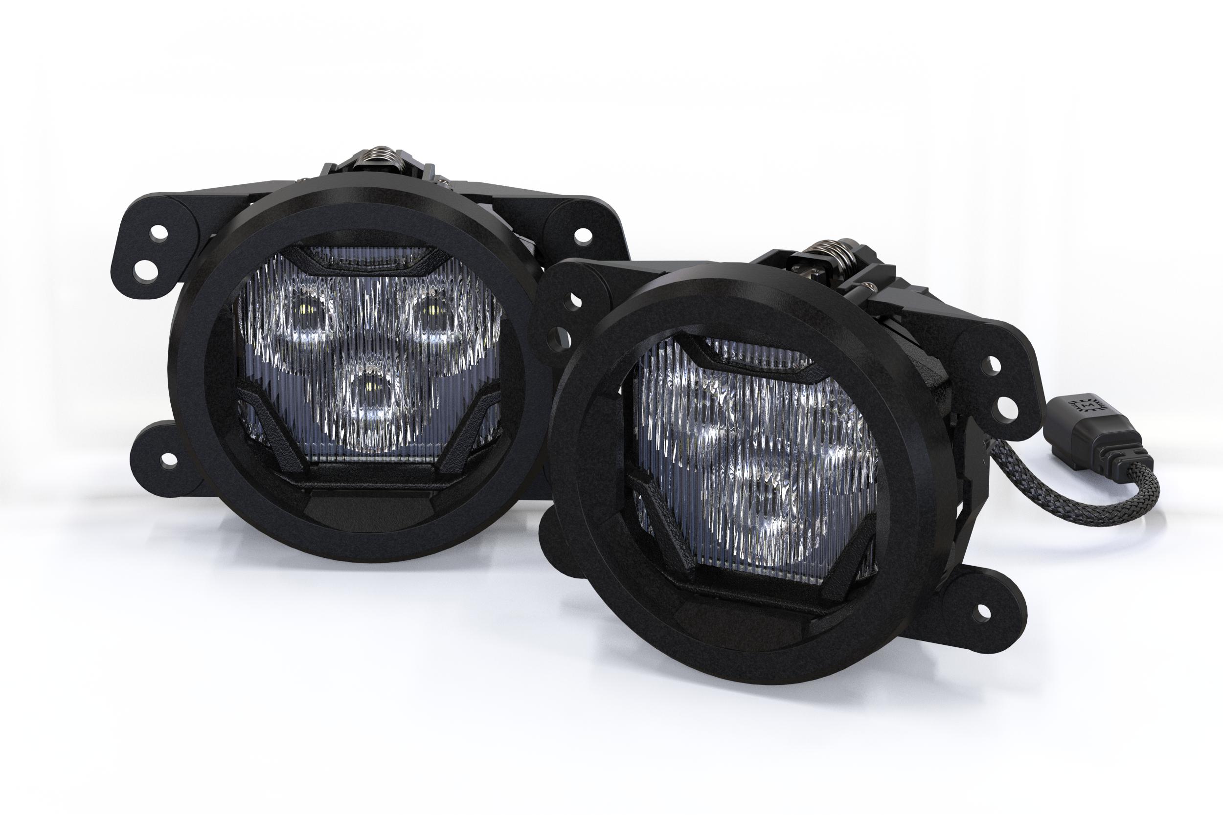 18-26 Jeep Wrangler JL / 20-26 Gladiator JT 4Banger LED Fog Lights photo 3