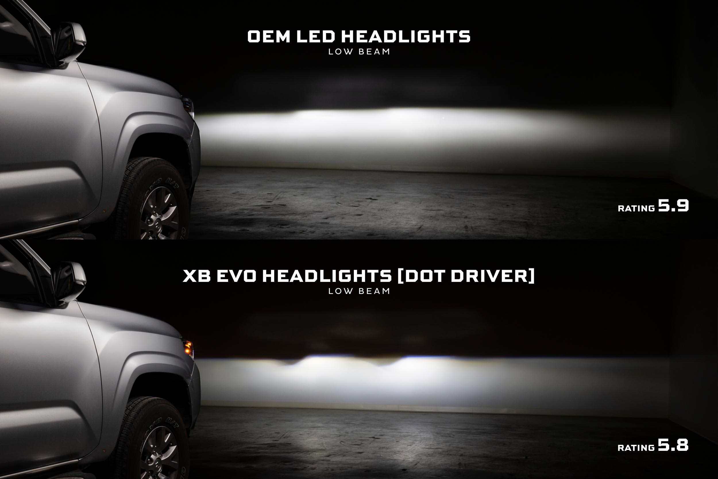 16-23 Toyota Tacoma XB Evo LED Headlights photo 4