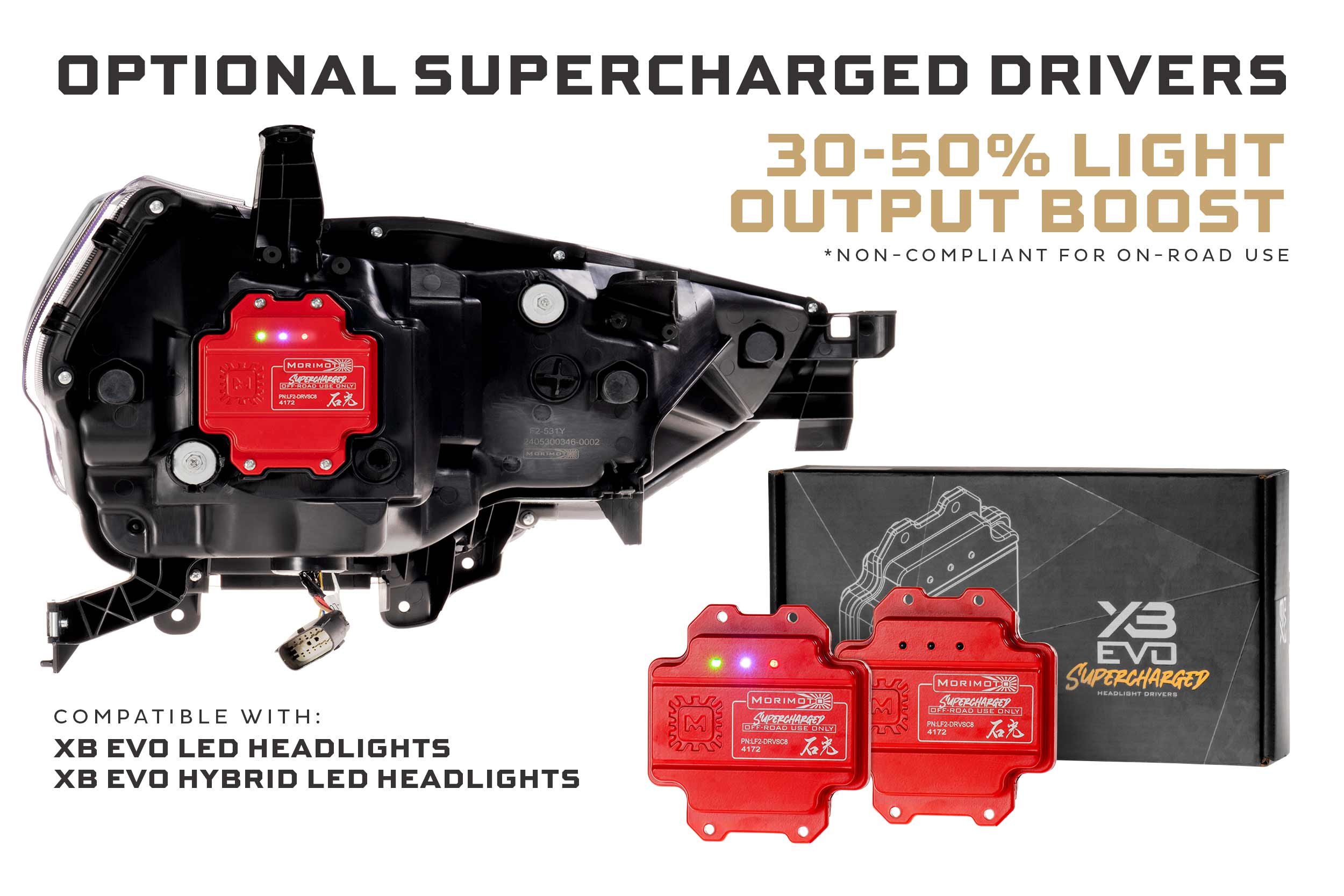 14-24 Toyota 4Runner XB Evo Hybrid LED Headlights photo 2